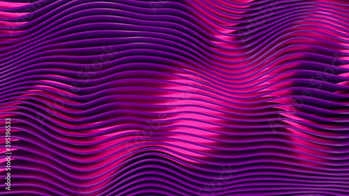 Abstract background of wave bands or lines. Trend colors