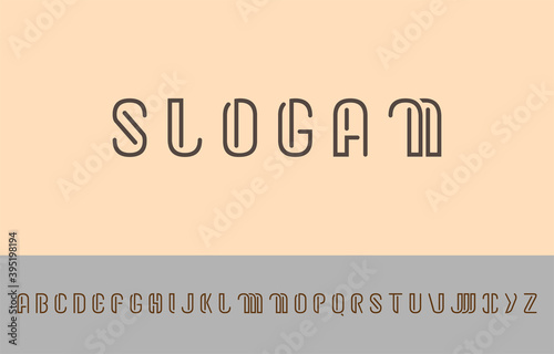 alphabet capital A to Z letter logo design