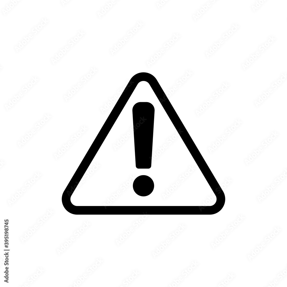 exclamation attention sign icon design vector template exclamation attention sign icon design vector template