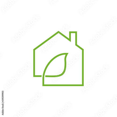 Illustration Vector Graphic of Eco Building Logo