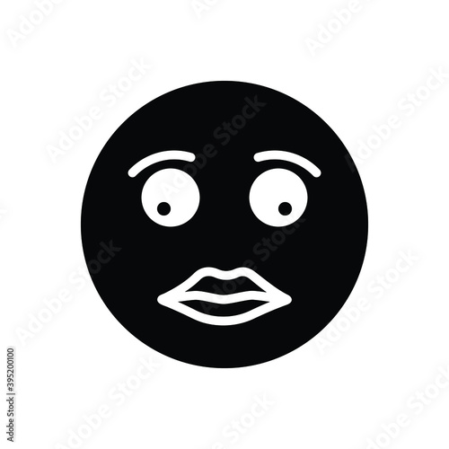 Black solid icon for briefly