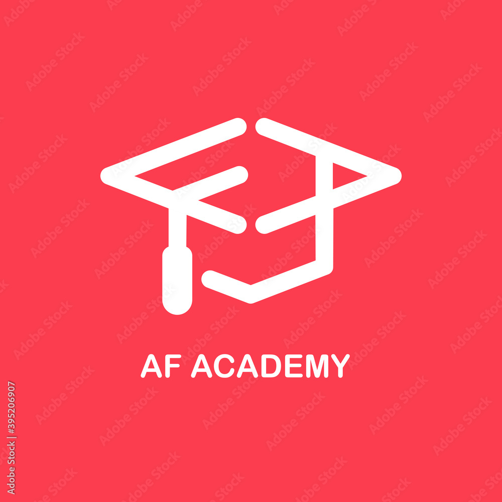 AF ACADEMY Logo Design Template AF ACADEMY Logo Design Template