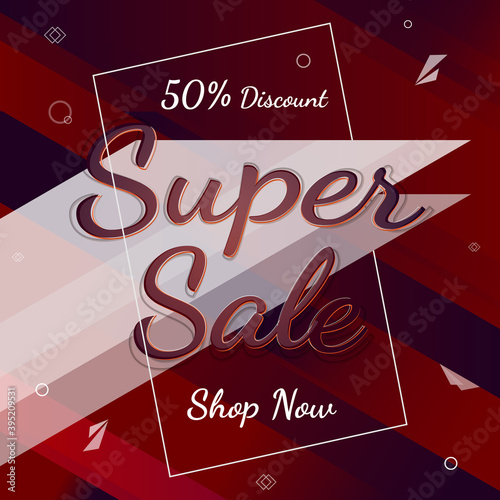 Special sale offer social media banner Premium template