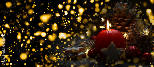 Christmas background - red ...