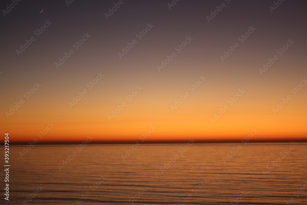 sunset over the sea sunset over the sea