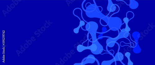 Micro probiotic microorganism, science background. Medicine and treatment.	