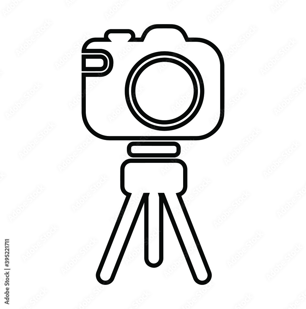 camera on tripod