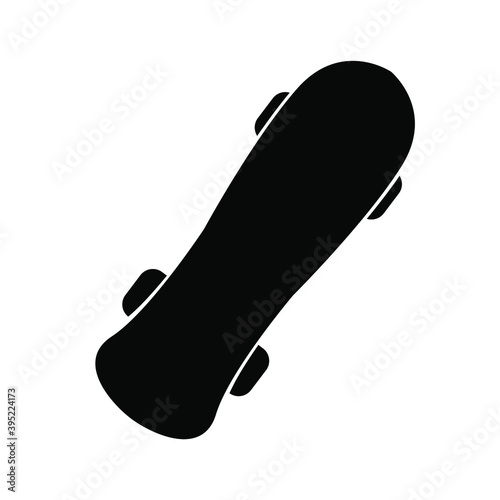skateboarding sign. Vector icon.