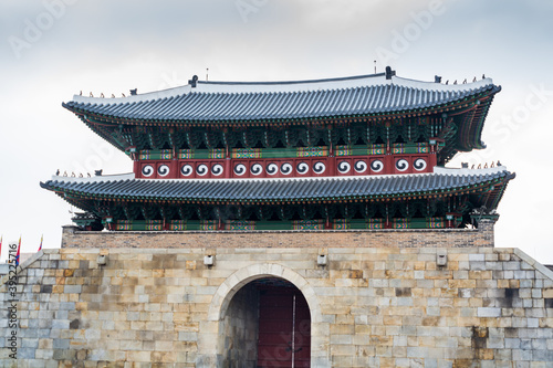 Paldalmun Gate  Ancient fortress of Hwaseong  Paldal-gu  Suwon  Gyeonggi-do  Republic of Korea