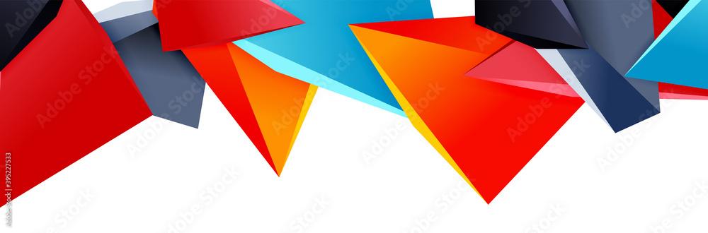 Triangle mosaic abstract background, 3d triangular low poly shapes. Geometric vector illustration for covers, banners, flyers and posters and other Triangle mosaic abstract background, 3d triangular low poly shapes. Geometric vector illustration for covers, banners, flyers and posters and other
