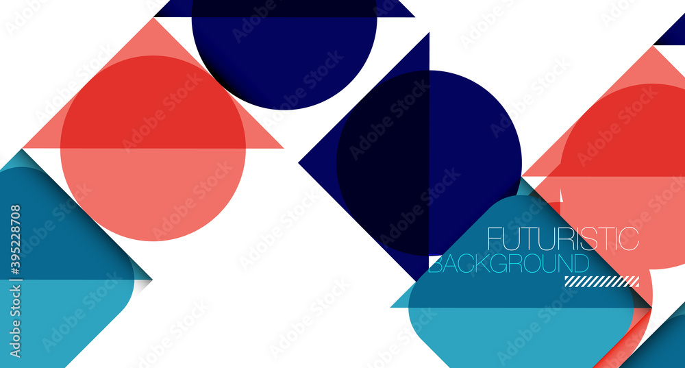 Simple circles and triangles abstract background. Vector illustration for covers, banners, flyers and posters and other designs Simple circles and triangles abstract background. Vector illustration for covers, banners, flyers and posters and other designs