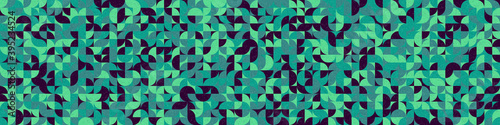 Abstract Geometric Pattern generative computational art illustration