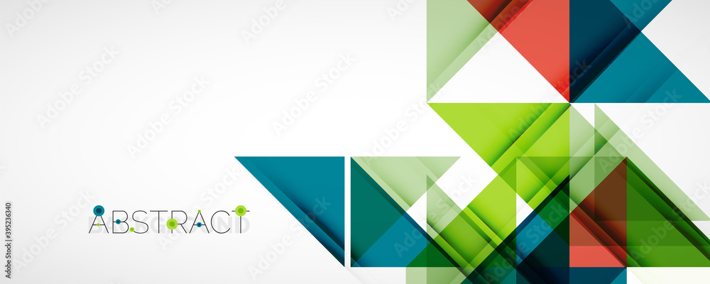 Set of vector triangle geometric backgrounds. Vector illustration for covers, banners, flyers and posters and other designs Set of vector triangle geometric backgrounds. Vector illustration for covers, banners, flyers and posters and other designs