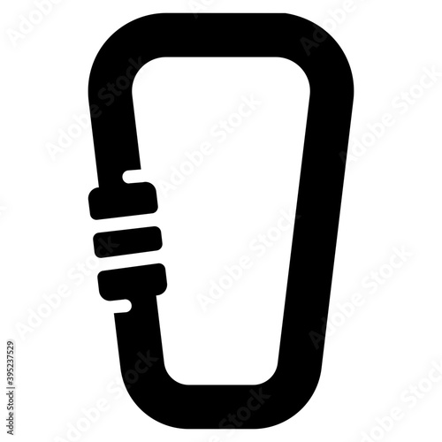 Carabiner Hook Vector 