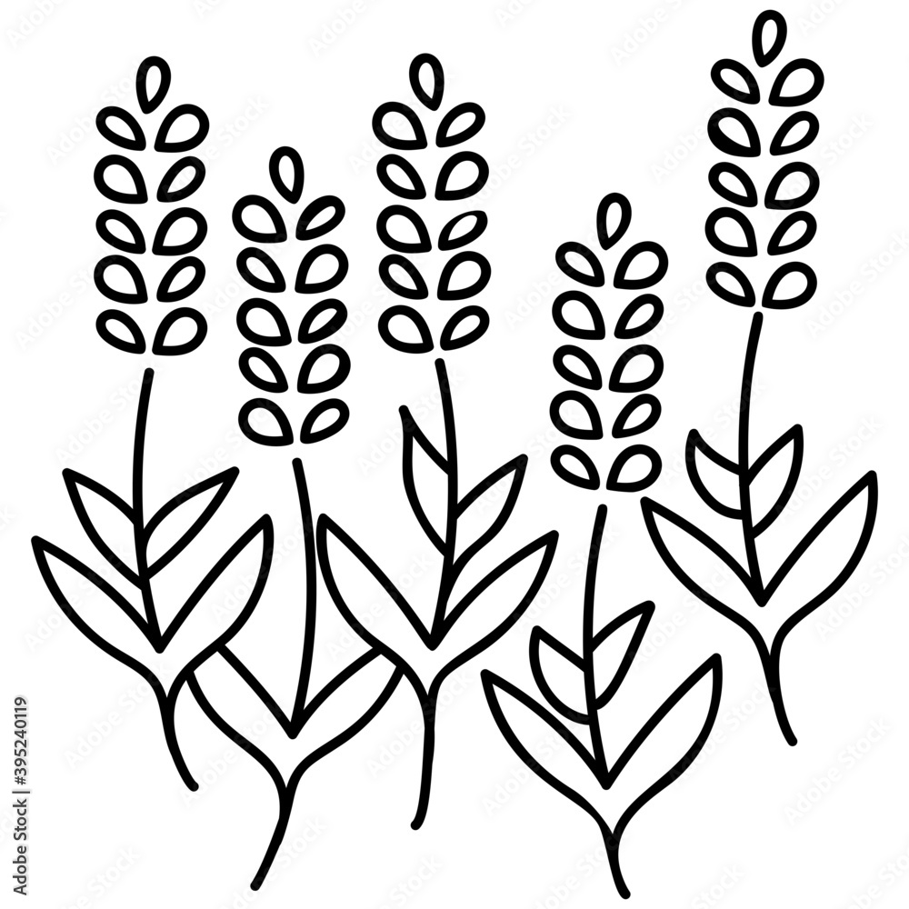 Naklejka premium Floral Design Element 