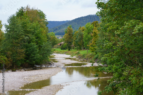 Fluss Weissach, Kreuther Tal, Oberbayern, Bayern, Deutschland, Europa