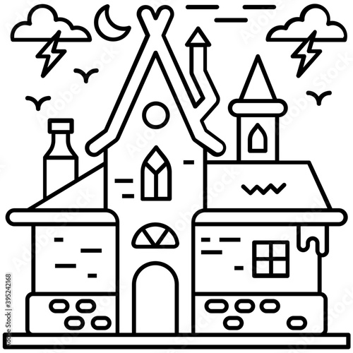 Castle Illustration Vector 