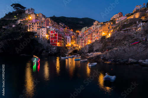 Italy cinque terre small colorful villages near the ocean
