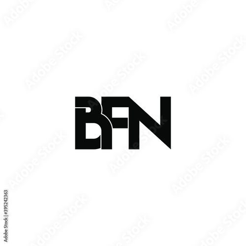 bfn letter original monogram logo design © ahmad ayub prayitno