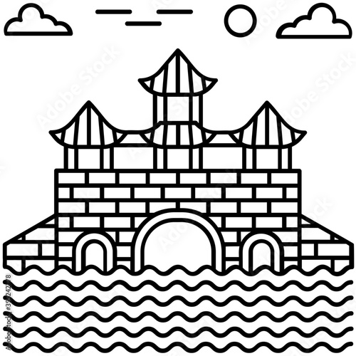 Beach House Vector 