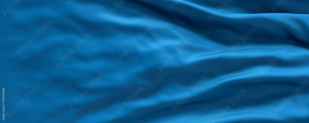 3d soft blue flag fabric background 3d soft blue flag fabric background