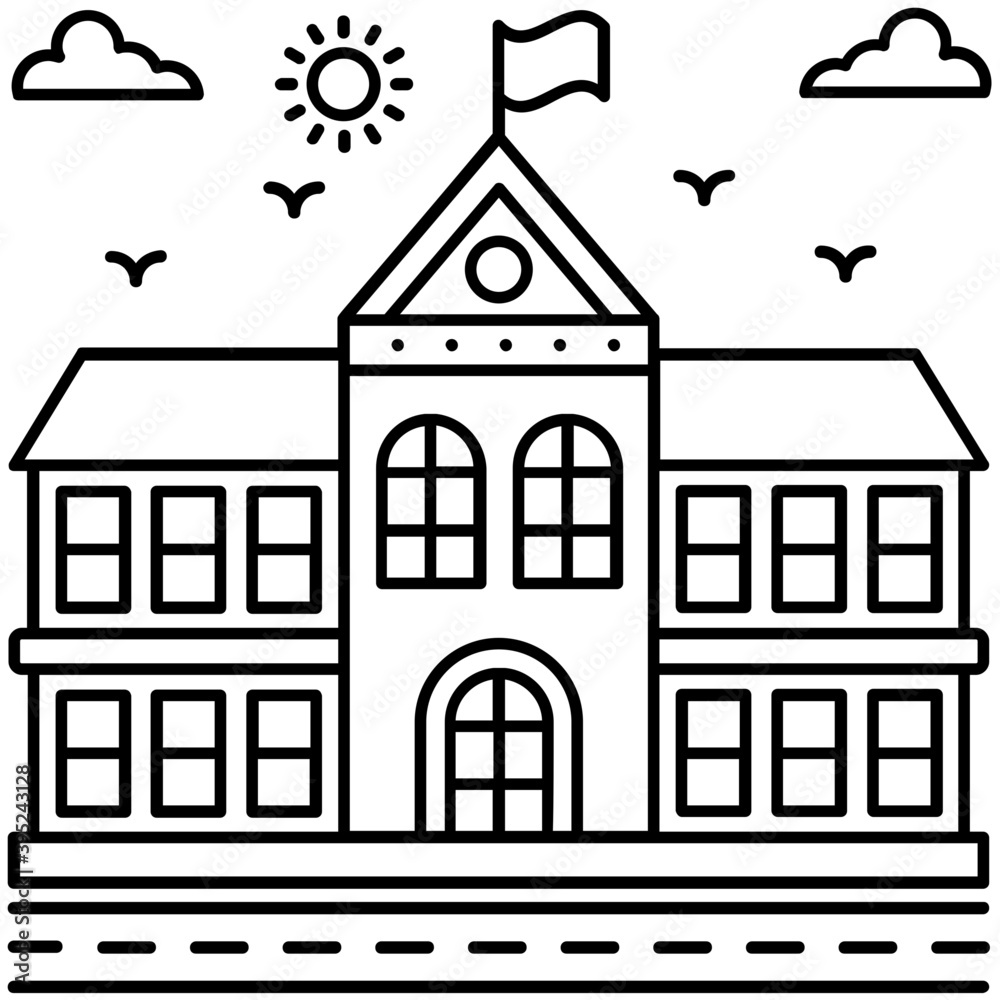 Government Building Vector 