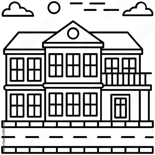Bungalow Illustration Vector 