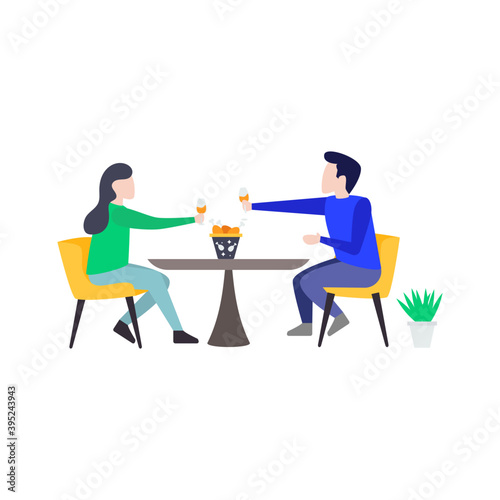 Lunch Break Vector 