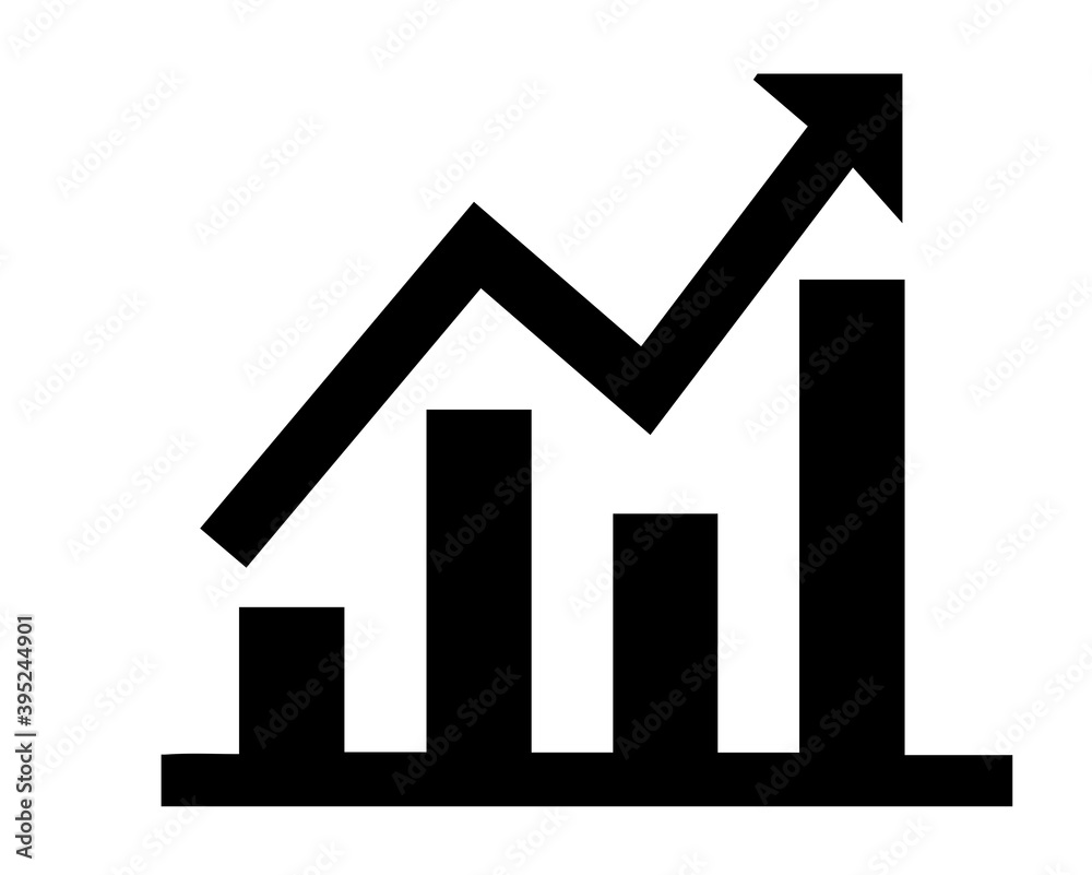 Silhouette of data analysis over white background Silhouette of data analysis over white background