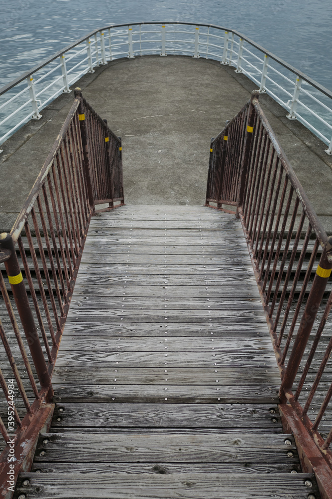 The staircase at the seashore The staircase at the seashore