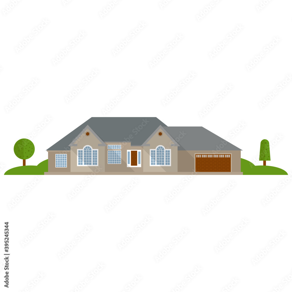 College Building Vector 