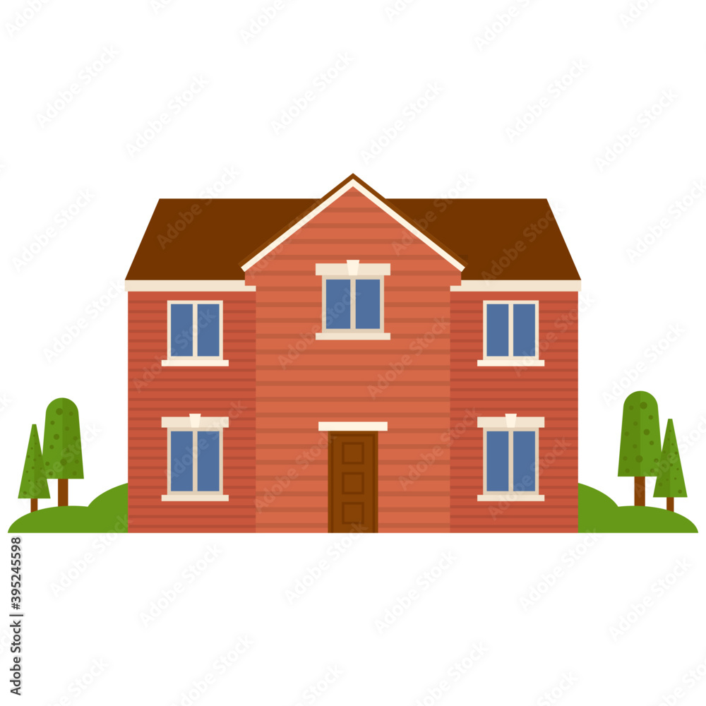 Apartment Building Vector 