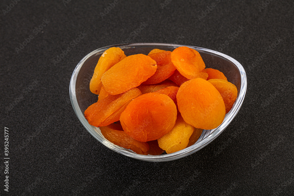 Sweet tasty dried apricot heap
