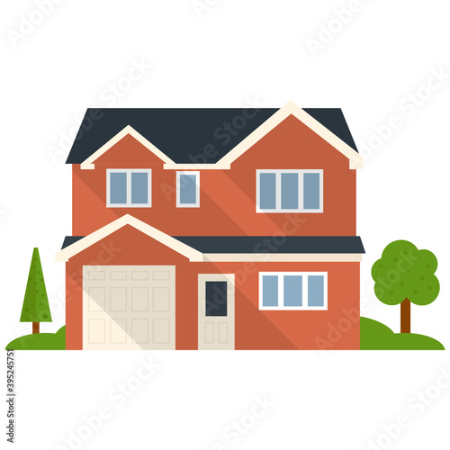 House Building Vector 