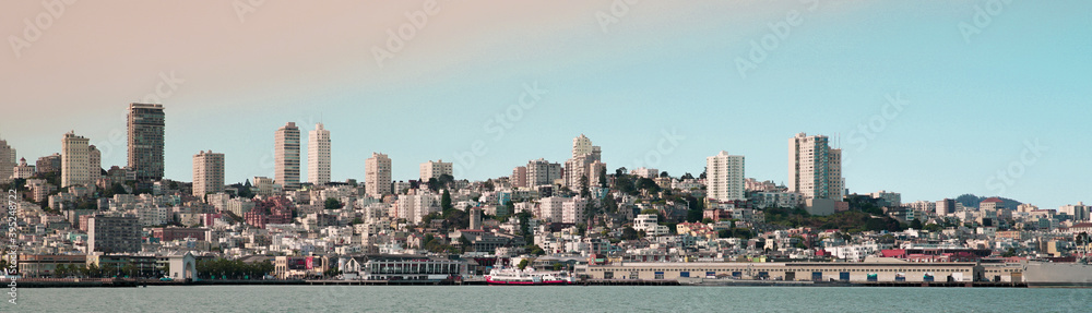 Coast skyline of San Francisco