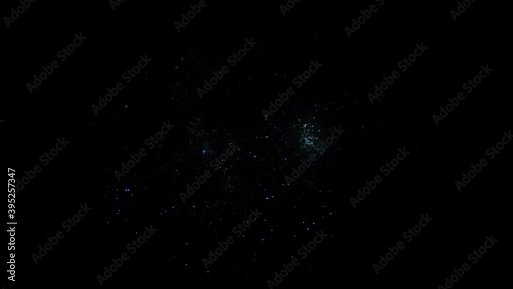 blue explosion fire particle effect animation