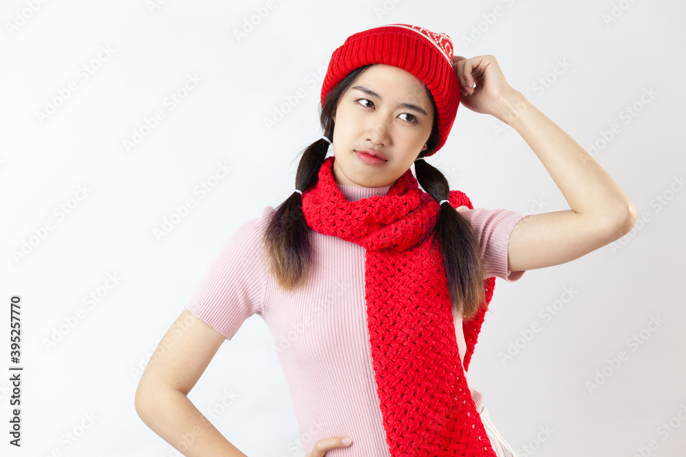 asia woman in winter clothes isolated on white background
asia woman in winter clothes isolated on white background