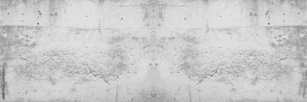 Old wall panorama texture cement dirty gray with black  background abstract grey and silver color design are light with white background. - obrazy, fototapety, plakaty 