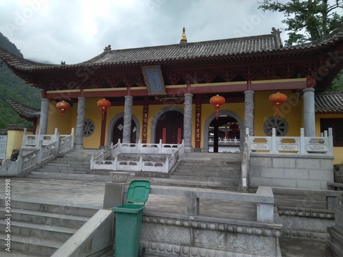 Chinese Buddhist temple, Yichun, China photo