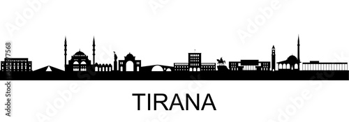 Tirana Albanien Skyline