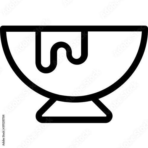 
Bowl Flat Vector Icon
