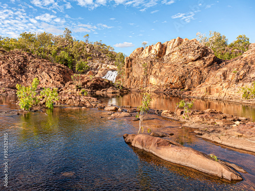 Upper pool of Edith Falls in Nitmiluk National Park in Australia's Northern Territory. photo