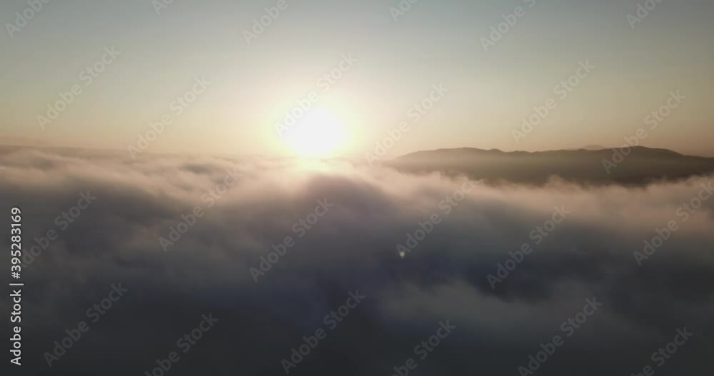 Flying in the clouds with a drone Flying in the clouds with a drone