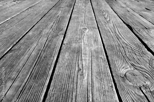Gray color wooden terrace floor pattern.