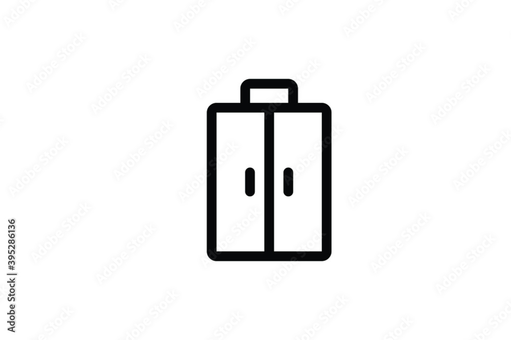 Architecture Outline Icon - Cupboard Architecture Outline Icon - Cupboard
