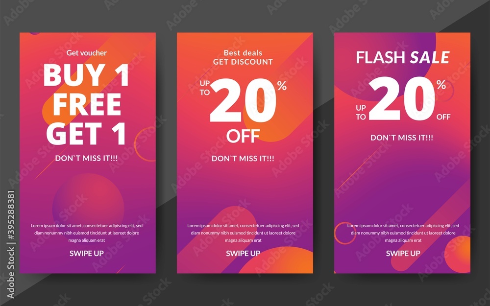 Flash sale discount banner template promotion, end of season special offer banner, template design for media promotions and social media promo, vector illustration. Flash sale discount banner template promotion, end of season special offer banner, template design for media promotions and social media promo, vector illustration.