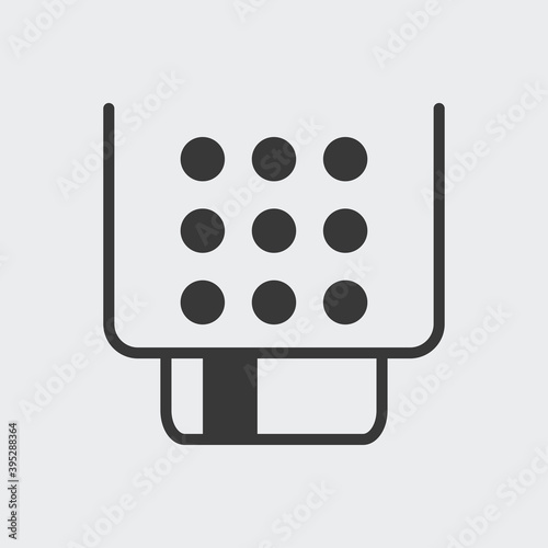 Pos terminal icon isolated on background. Payment symbol modern, simple, vector, icon for website design, mobile app, ui. Vector Illustration
