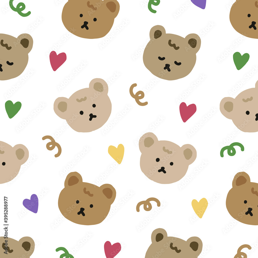 teddy bear background in Vector illustration. teddy bear background in Vector illustration.