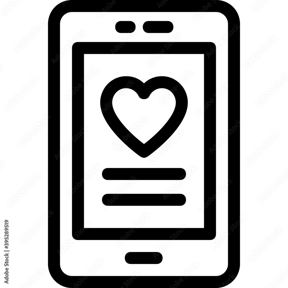 Mobile Vector Line Icon
Mobile Vector Line Icon