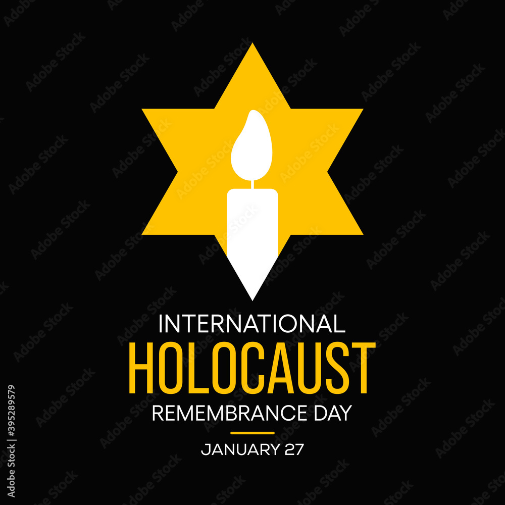 Vector illustration on the theme of International day of commemoration in memory of the victims of the Holocaust, observed each year on January 27 across the globe. Vector illustration on the theme of International day of commemoration in memory of the victims of the Holocaust, observed each year on January 27 across the globe.
